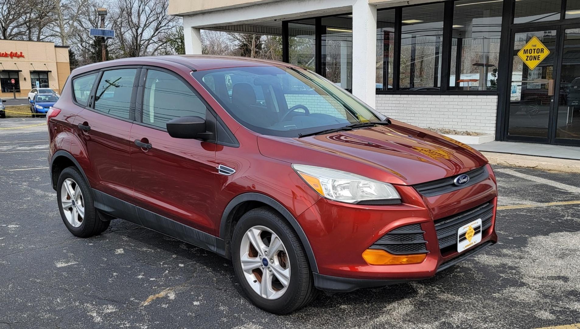 2014 Ruby Red /Black Ford Escape S (1FMCU0F72EU) with an 4-Cyl, 2.5 Liter engine, Automatic transmission, located at 341 N White Horse Pike, Lawnside, NJ, 08045, (856) 262-9500, 39.855621, -75.027451 - Photo#0